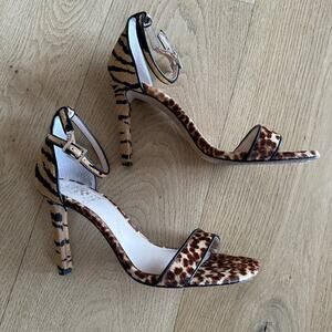 Vince Camuto - Lauralie Ankle-Strap Sandal in Tiger and Leopard Print